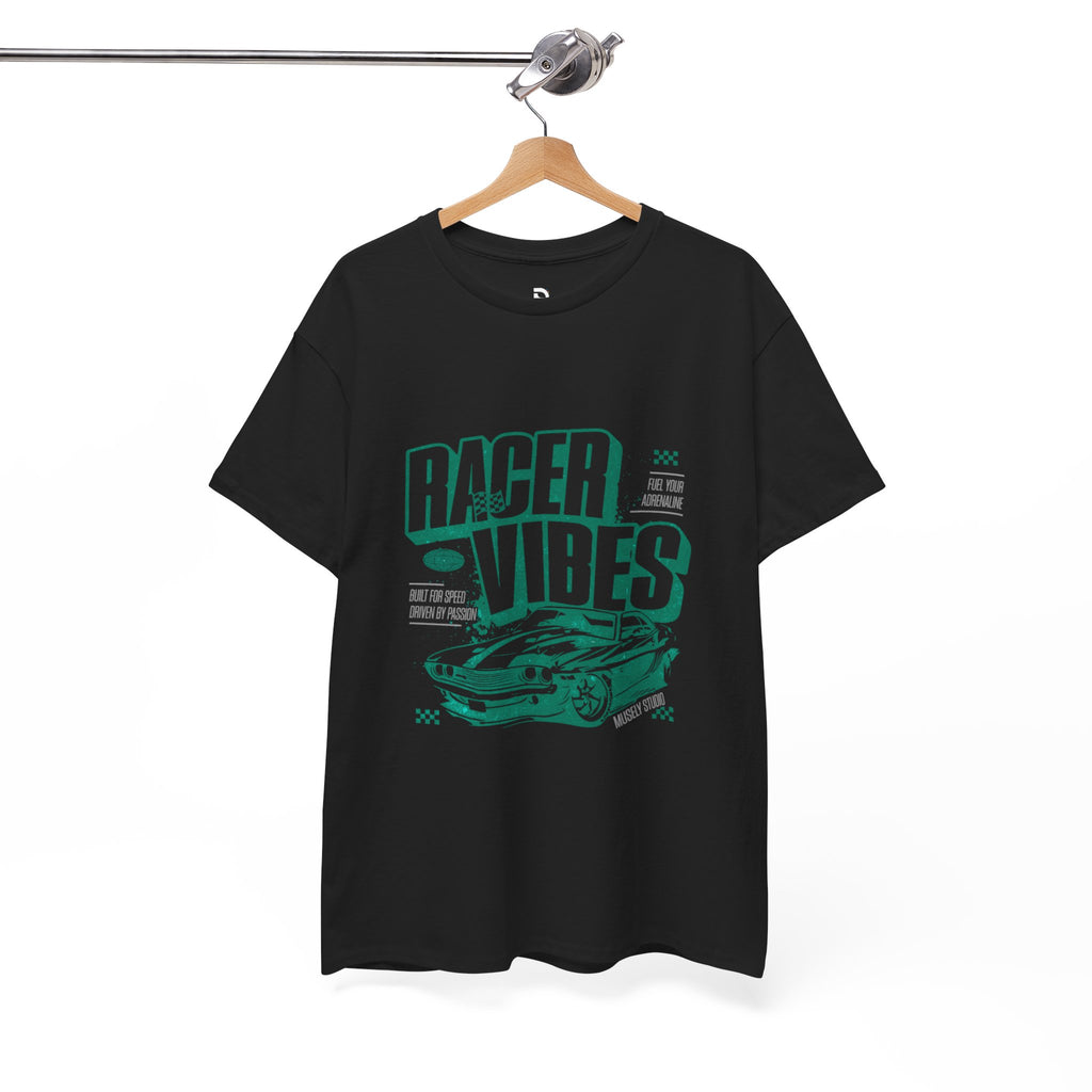 Racer Vibes Heavy Cotton T-Shirt UK | Unisex Graphic Tee