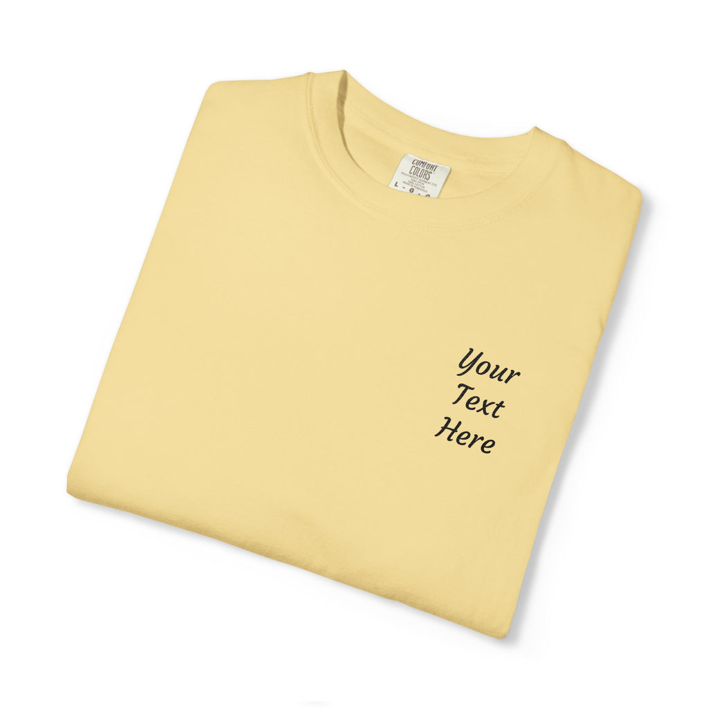 Custom Embroidery T-Shirt | Personalised Text Tee