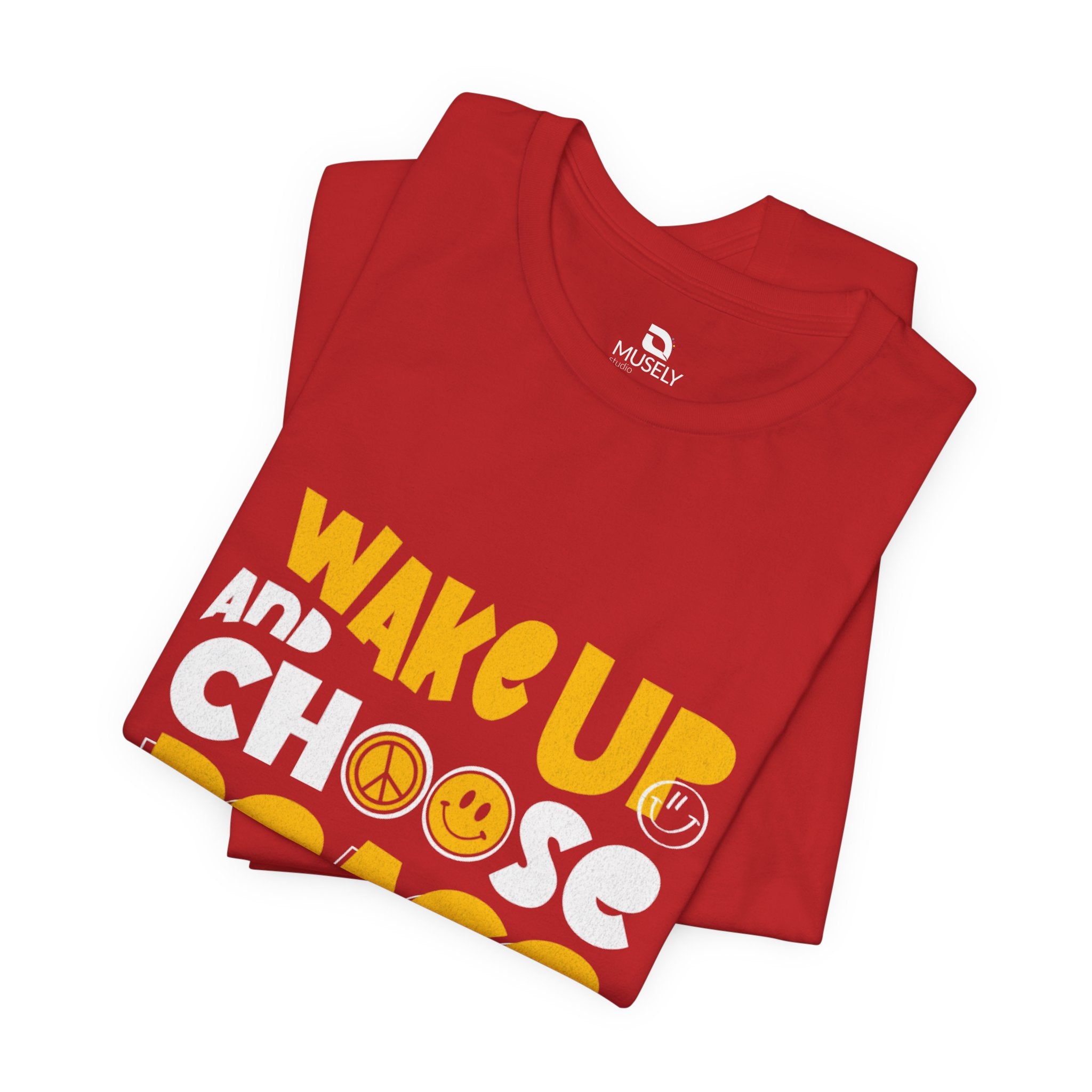 Wake Up and Choose Peace T-Shirt UK — Retro Peace Sign Graphic Tee