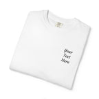 Custom Embroidery T-Shirt | Personalised Text Tee