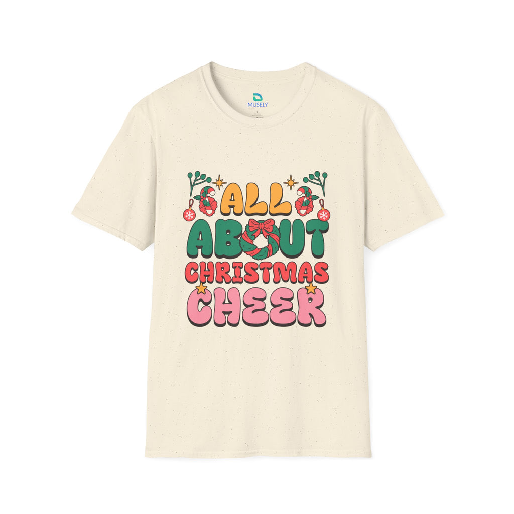Christmas Cheer T-Shirt UK | Retro Holiday Graphic Tee