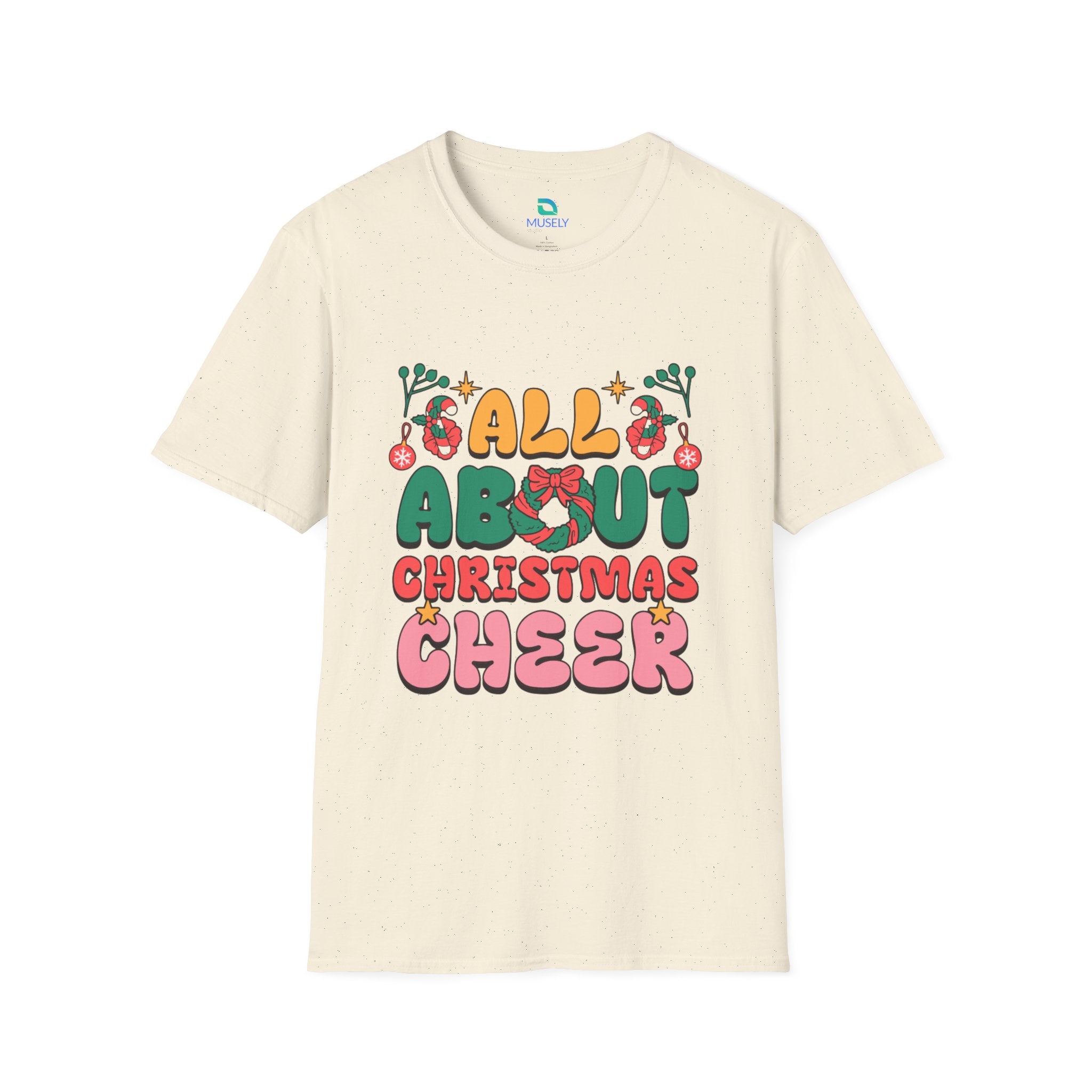 Christmas Cheer T-Shirt UK | Retro Holiday Graphic Tee