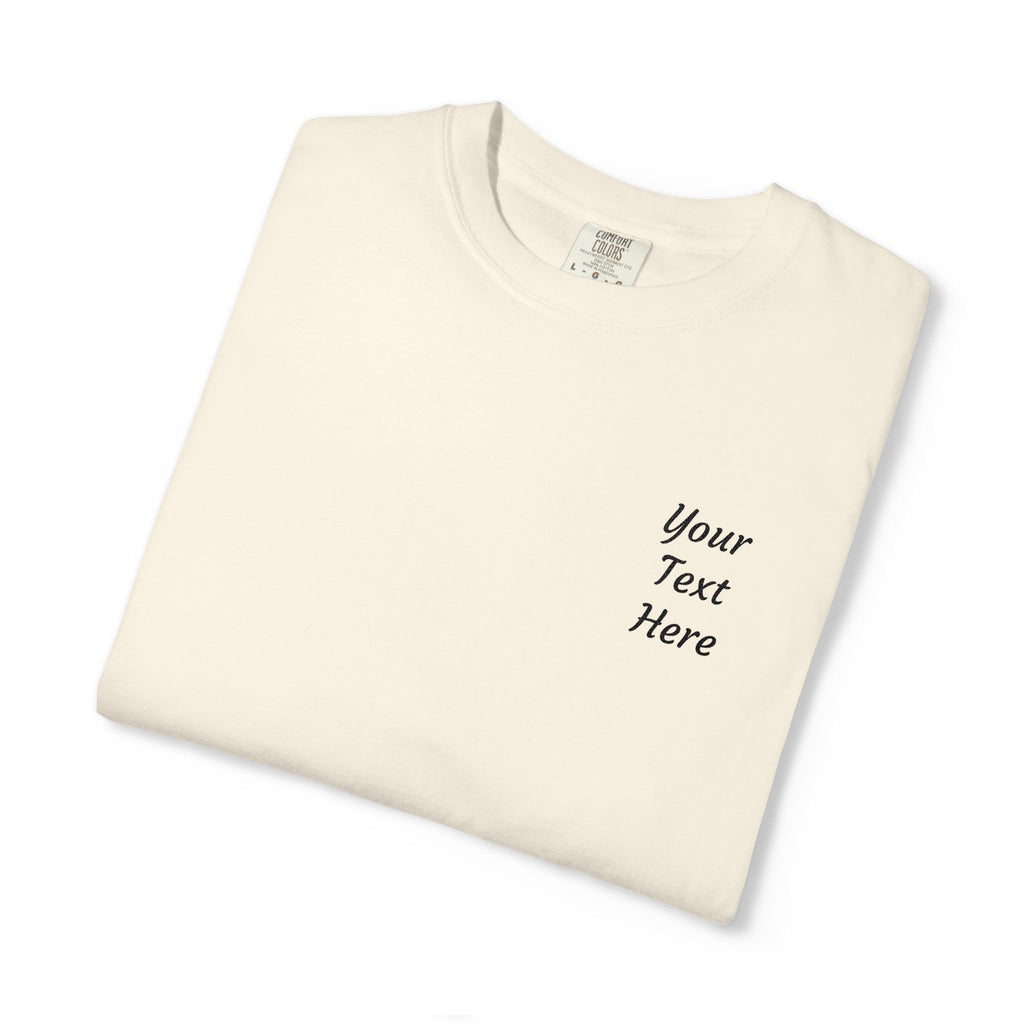 Custom Embroidery T-Shirt | Personalised Text Tee