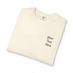 Custom Embroidery T-Shirt | Personalised Text Tee