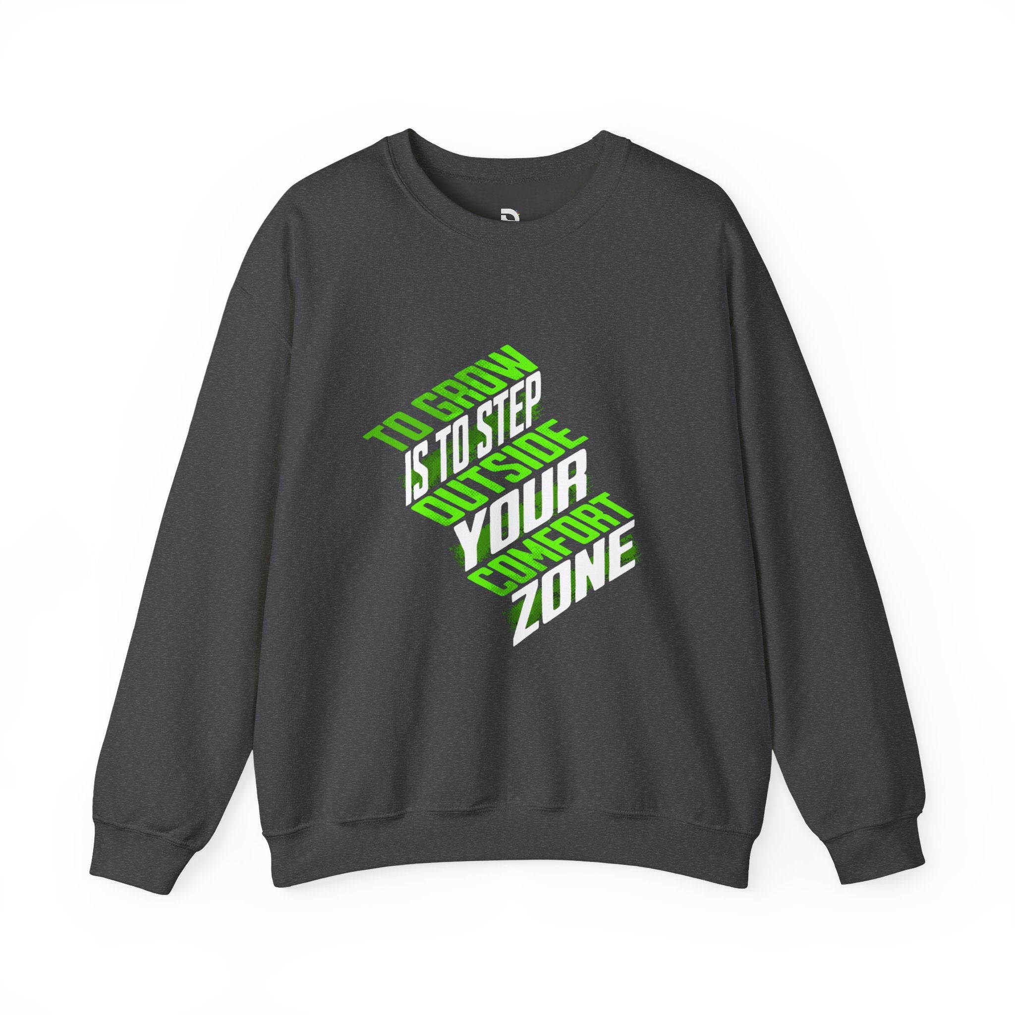 Motivational Hoodie UK — "To Grow Is To Step Outside Your Comfort Zone" College Hoodie