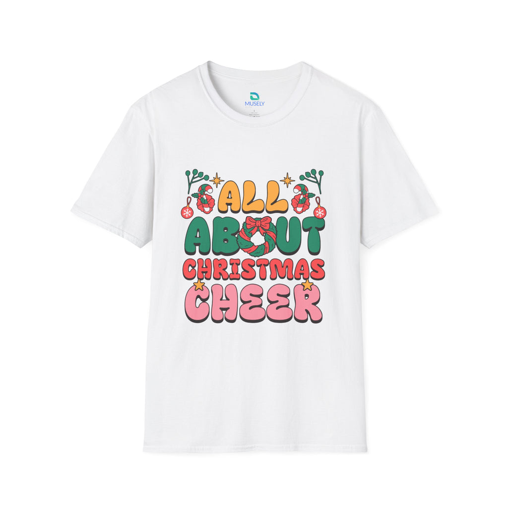 Christmas Cheer T-Shirt UK | Retro Holiday Graphic Tee