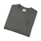 Custom Embroidery T-Shirt | Personalised Text Tee