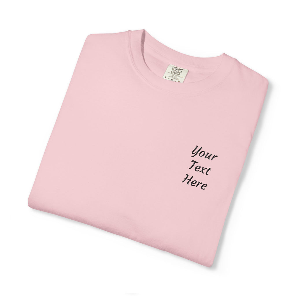 Custom Embroidery T-Shirt | Personalised Text Tee