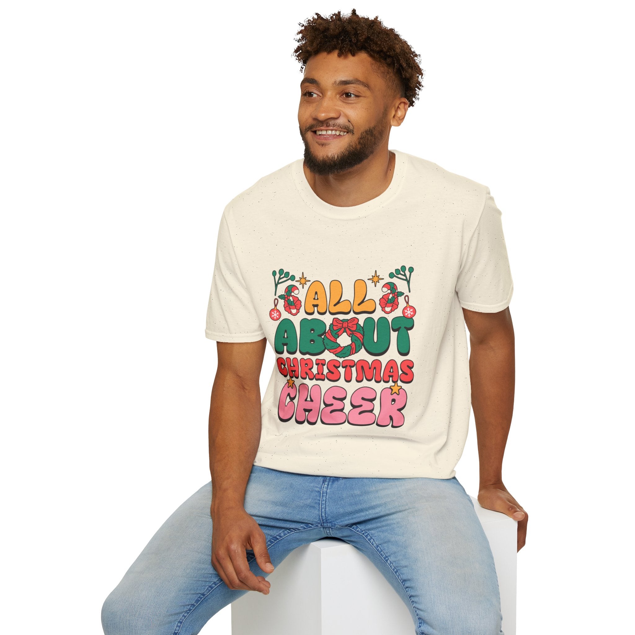 Christmas Cheer T-Shirt UK | Retro Holiday Graphic Tee