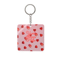 Custom Acrylic Keyring UK | Personalized Square Keyring