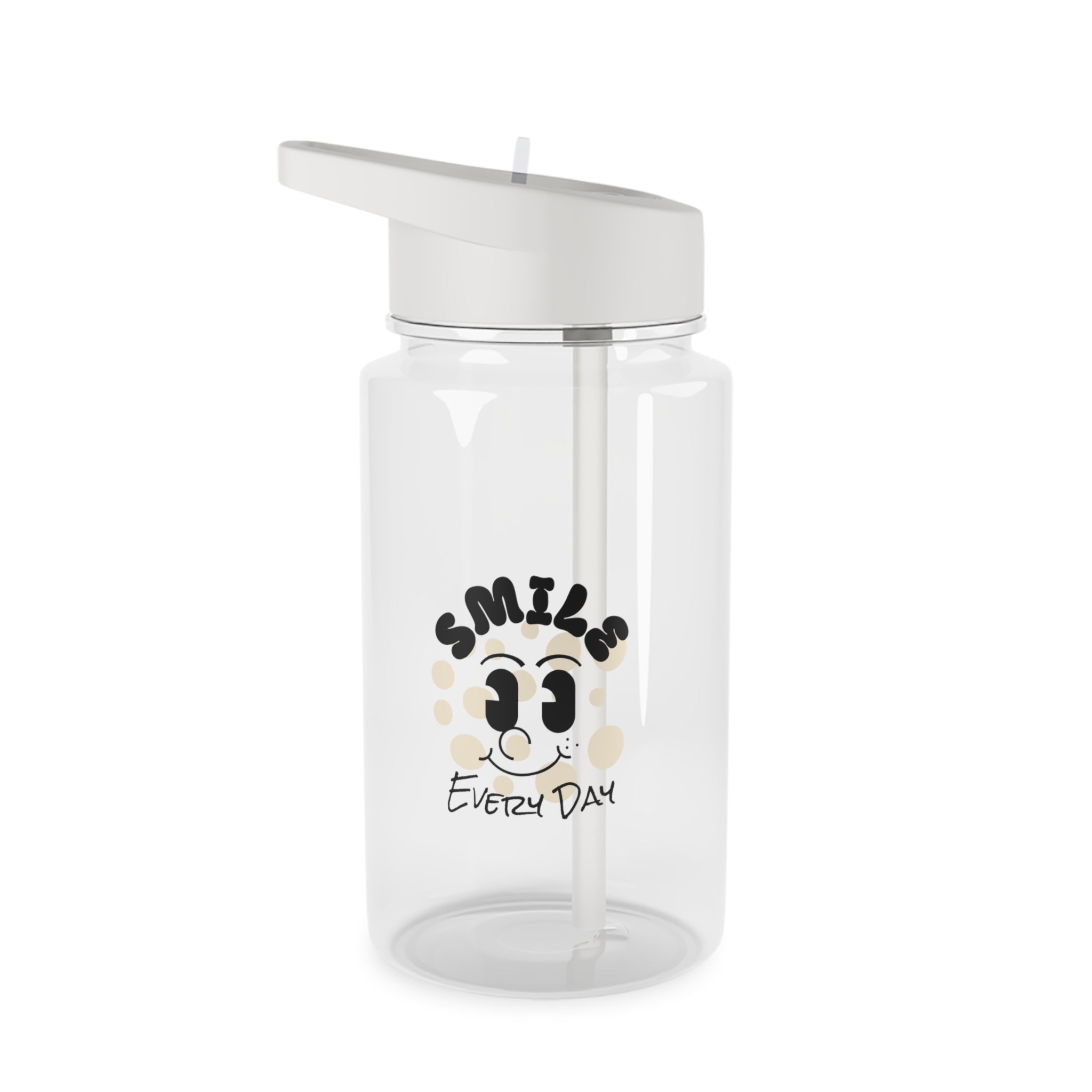 Custom Tritan Water Bottle UK | Personalized Smile Bottle with Straw