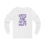 Cats Are Astronauts Long Sleeve T-Shirt UK | Premium Graphic Tee