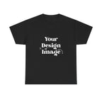 Black Graphic Tee — Custom Front & Back Design Shirt