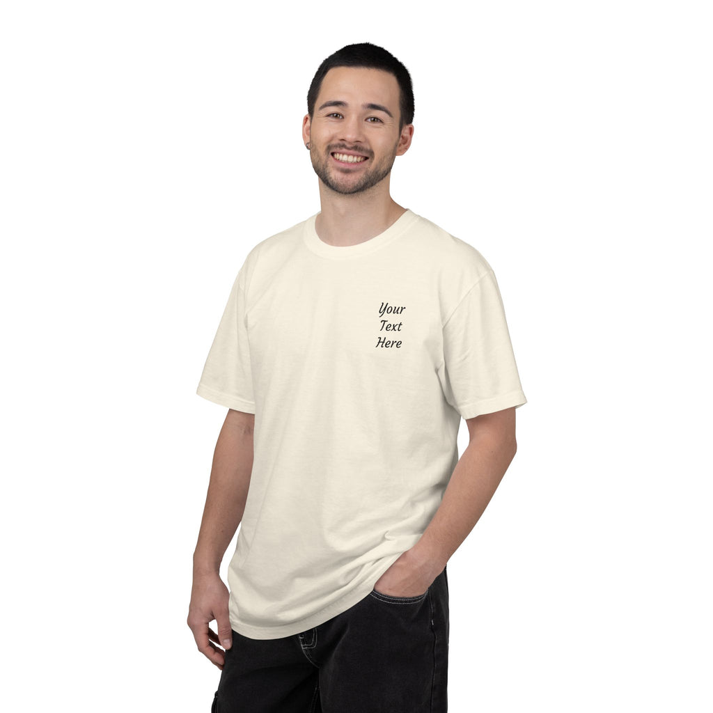 Custom Embroidery T-Shirt | Personalised Text Tee