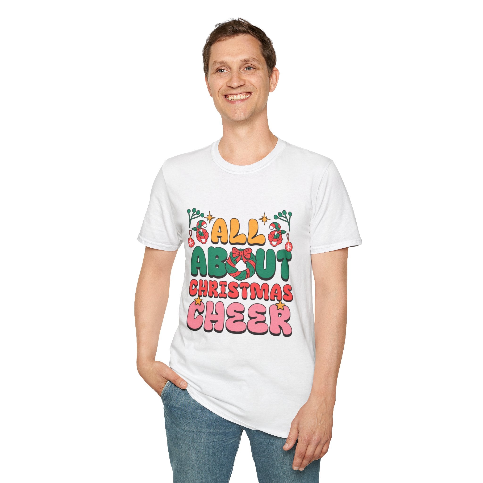 Christmas Cheer T-Shirt UK | Retro Holiday Graphic Tee